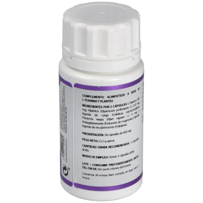 Holomega l- teanina con hipérico 50 cáps | Farmacia Barata