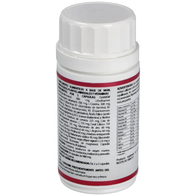Holomega hair skin and nails 50cap. | Farmacia Barata