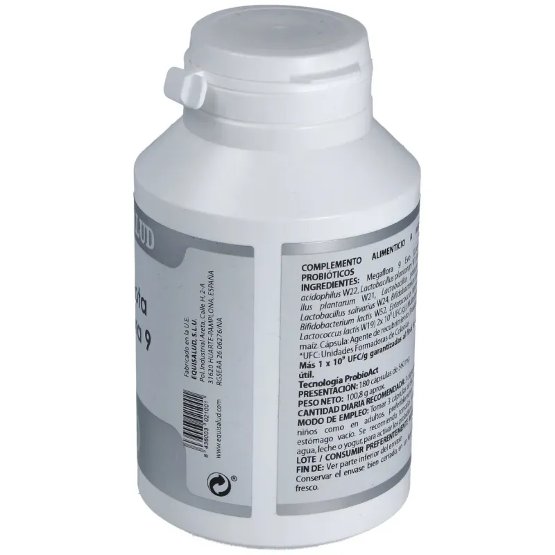 Equisalud microbiota megaflora 9 180caps | Farmacia Barata