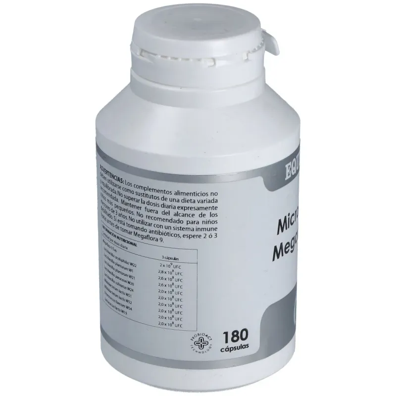 Equisalud microbiota megaflora 9 180caps | Farmacia Barata