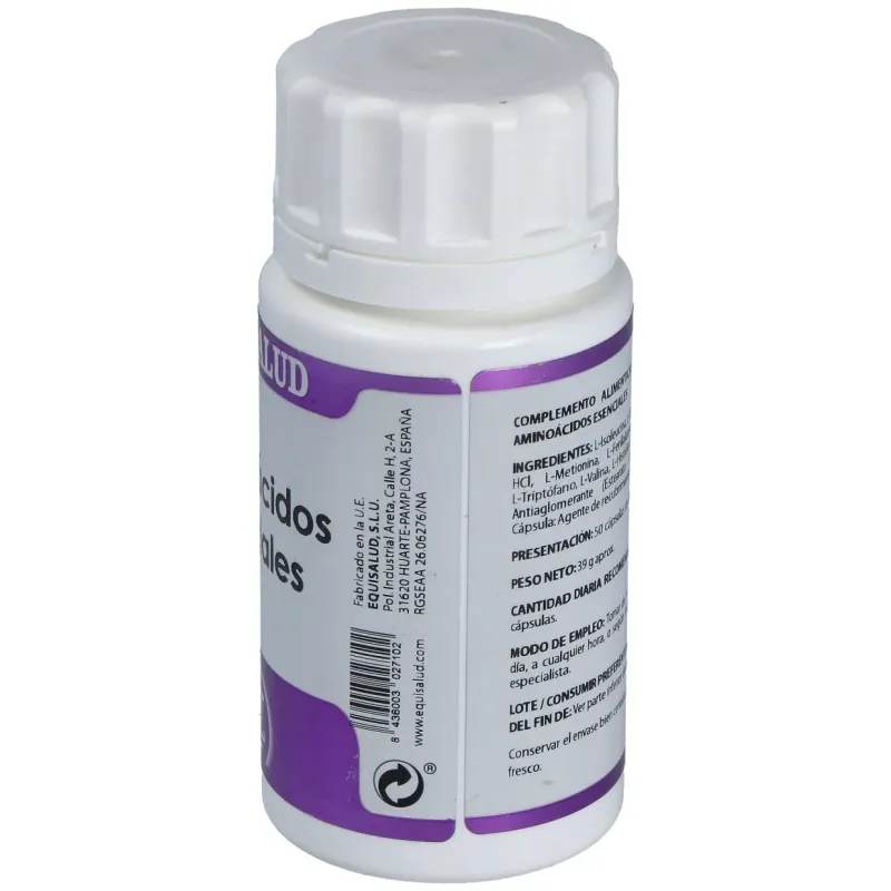 Equisalud aminoacidos esenciales 50caps | Farmacia Barata