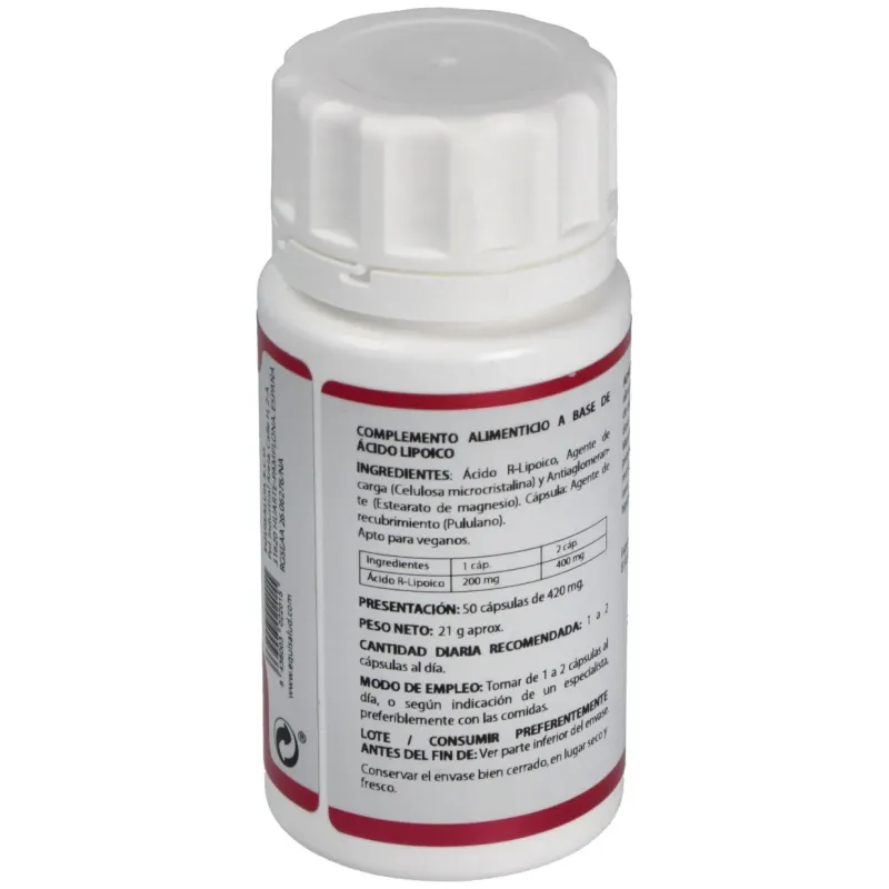 Equisalud holomega acido rlipoico 50 cápsulas | Farmacia Barata
