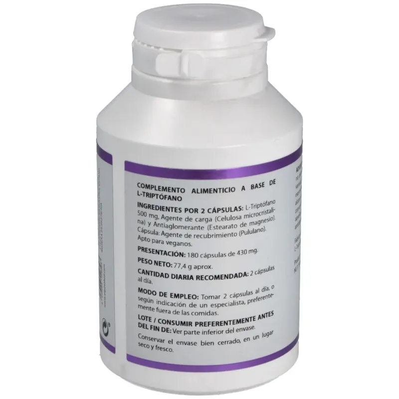 Holomega l-triptofano 180cap. | Farmacia Barata