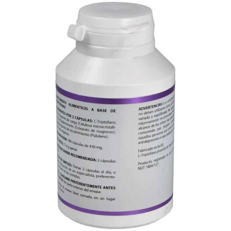 Holomega l-triptofano 180cap. | Farmacia Barata