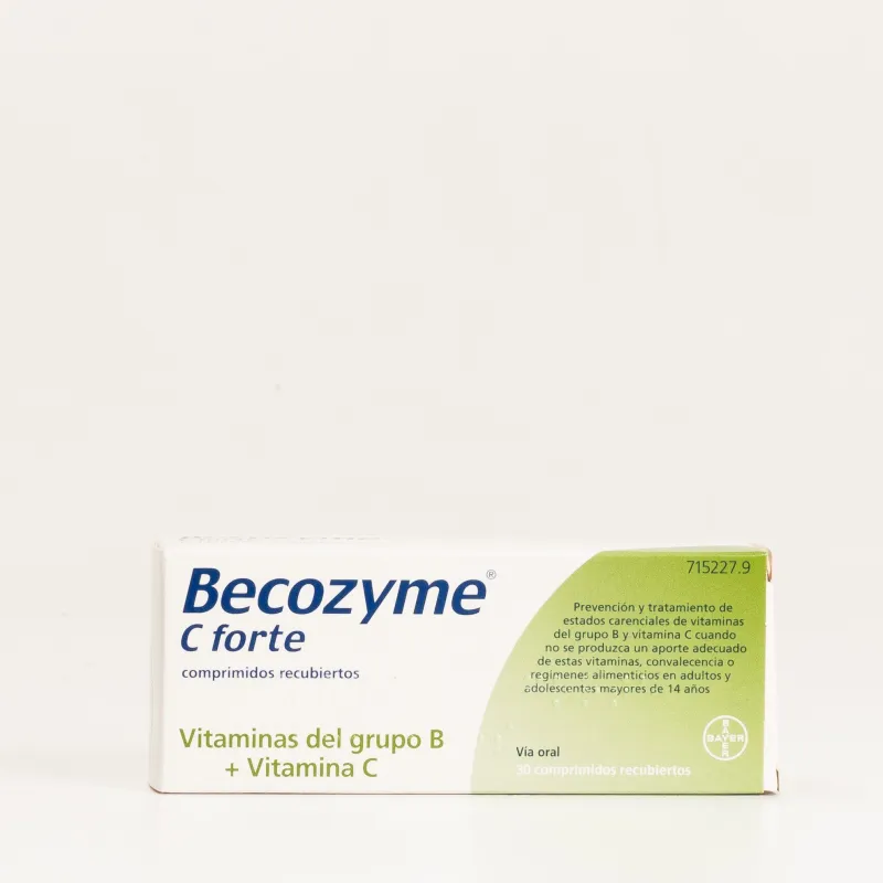 BECOZYME C FORTE 30 COMPRIMIDOS RECUBIERTOS