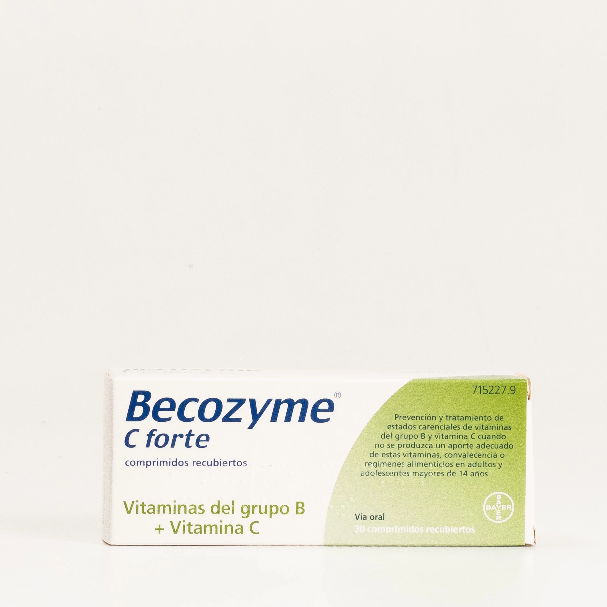 BECOZYME C FORTE 30 COMPRIMIDOS RECUBIERTOS