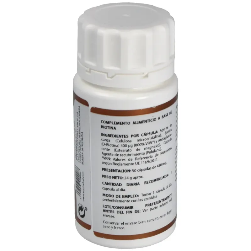 Holovit biotina 400 µg 50cáps | Farmacia Barata