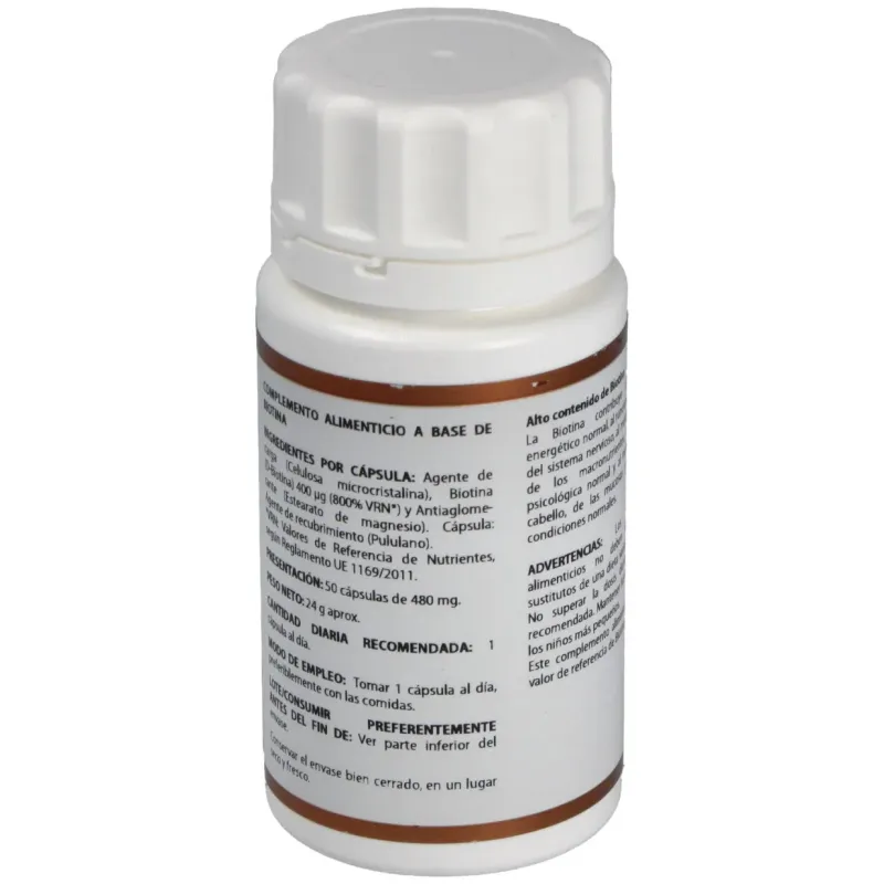 Holovit biotina 400 µg 50cáps | Farmacia Barata