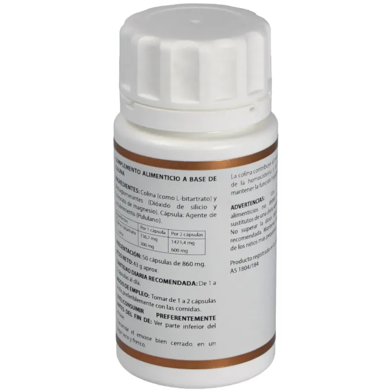 Holovit colina 300mg. 50cap. | Farmacia Barata