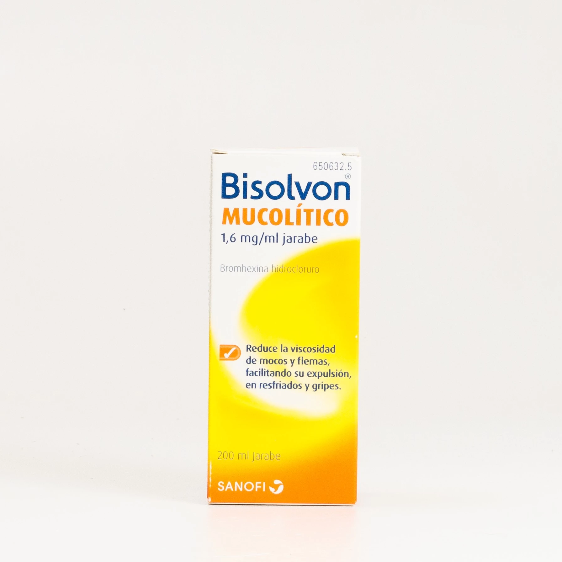 Bisolvon Mucilítico Jarabe 1,6 mg/ml, 20 ml.