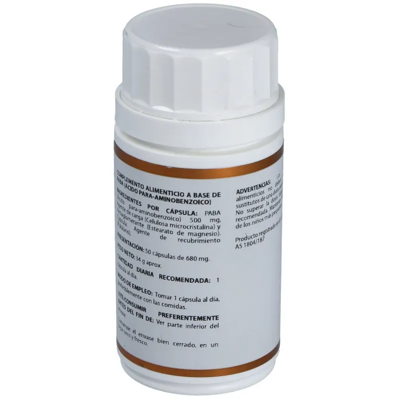 Holovit paba 500mg. 50cap. | Farmacia Barata Holovit paba 500mg. 50cap. | Farmacia Barata
