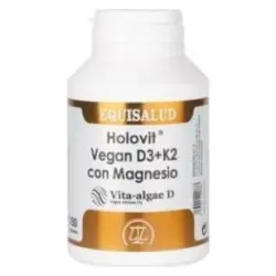 Holovit vegan d3+k2 con magnesio 180cap.