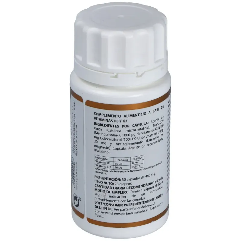 Holovit vit. d3 2000ui+k2 60mcg+menaquinona 50cap. | Farmacia Barata