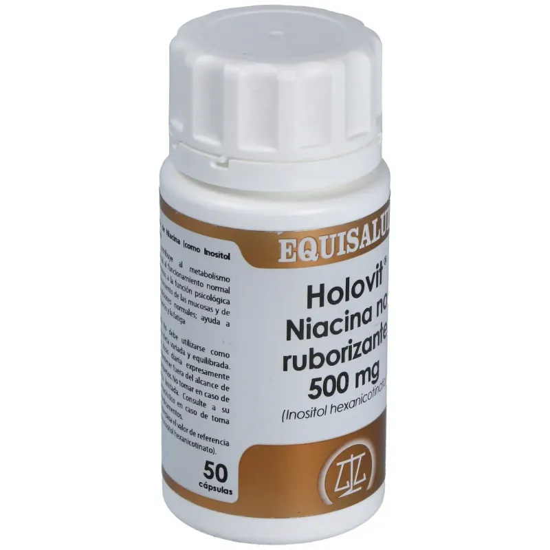 Holovit niacina no ruborizante 500mg. 50cap. | Farmacia Barata Holovit niacina no ruborizante 500mg. 50cap. | Farmacia Barata