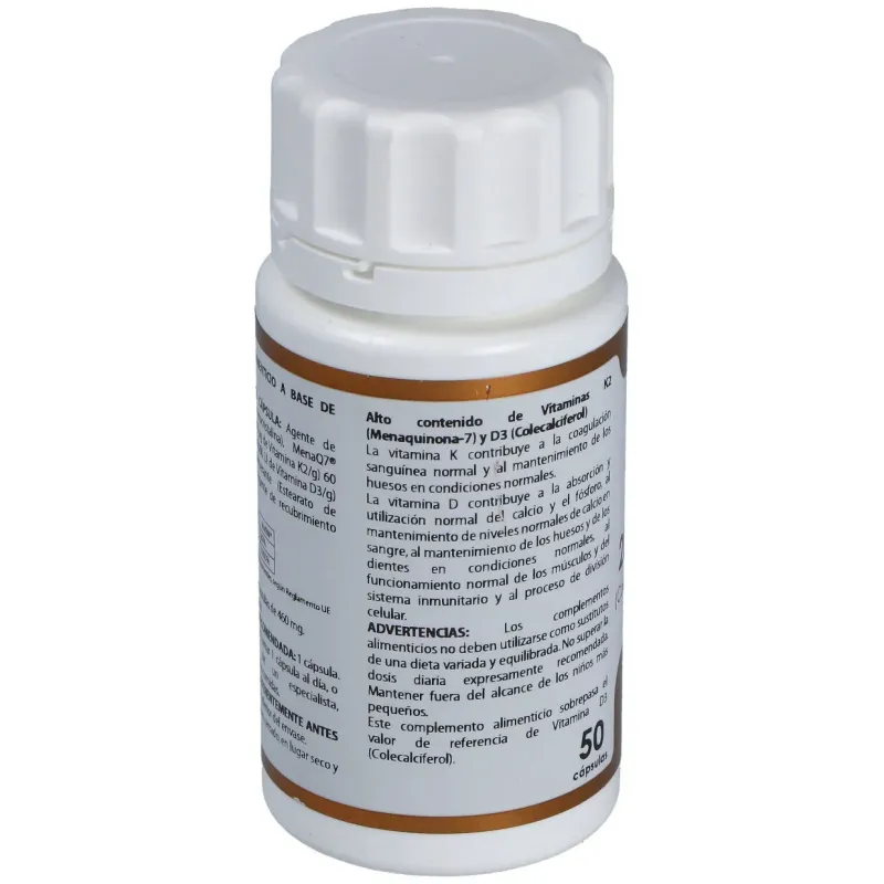 Holovit vit. d3 2000ui+k2 60mcg+menaquinona 50cap. | Farmacia Barata
