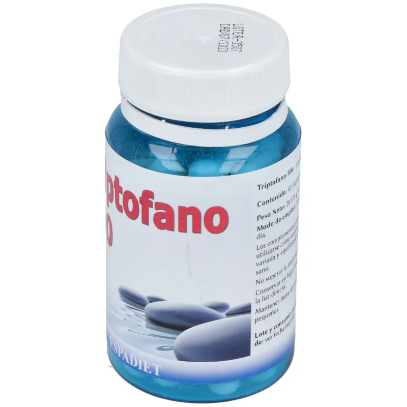 Espadiet triptofano 500 mg 45 cáps | Farmacia Barata Espadiet triptofano 500 mg 45 cáps | Farmacia Barata