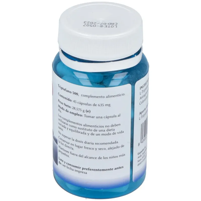 Espadiet triptofano 500 mg 45 cáps | Farmacia Barata Espadiet triptofano 500 mg 45 cáps | Farmacia Barata