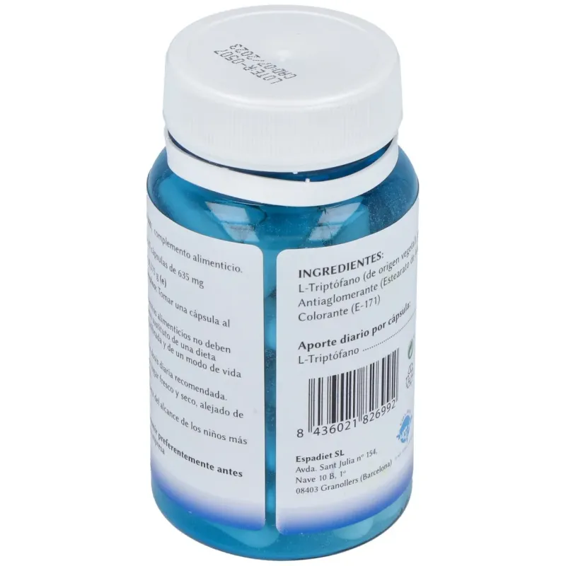 Espadiet triptofano 500 mg 45 cáps | Farmacia Barata Espadiet triptofano 500 mg 45 cáps | Farmacia Barata