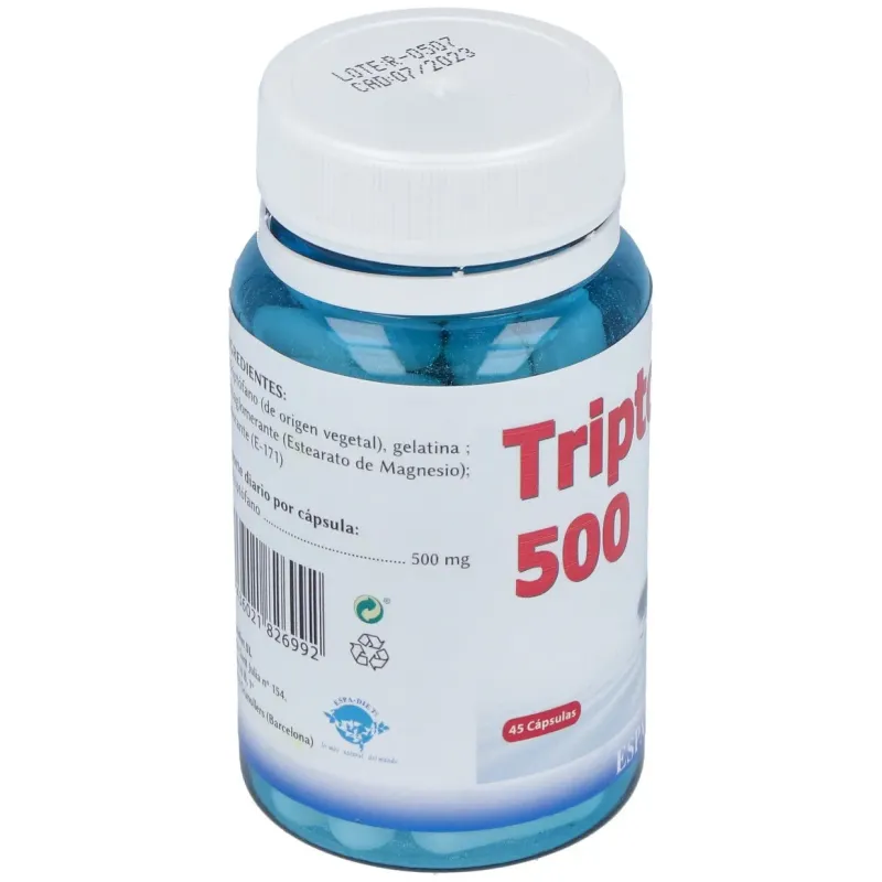 Espadiet triptofano 500 mg 45 cáps | Farmacia Barata Espadiet triptofano 500 mg 45 cáps | Farmacia Barata