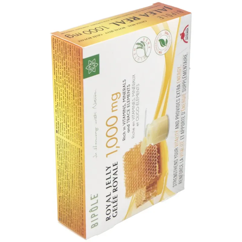 Intersa jalea real adultos 1000mg 20 ampollas | Farmacia Barata
