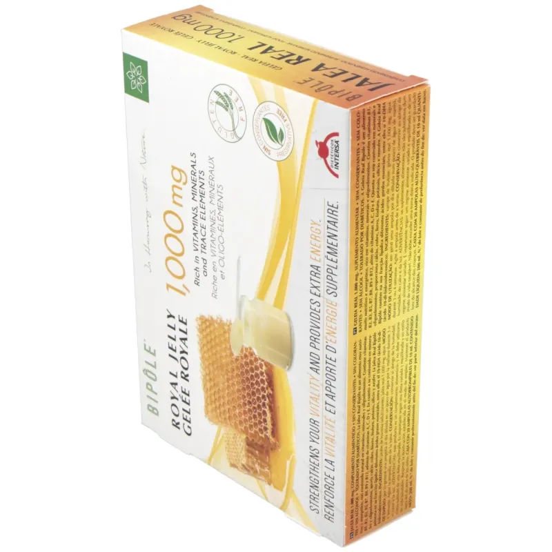 Intersa jalea real adultos 1000mg 20 ampollas | Farmacia Barata