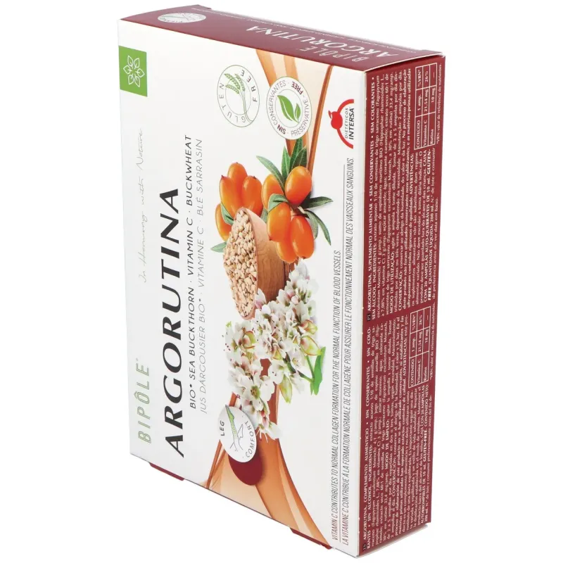 Biopole argorutina 20 ampollas | Farmacia Barata