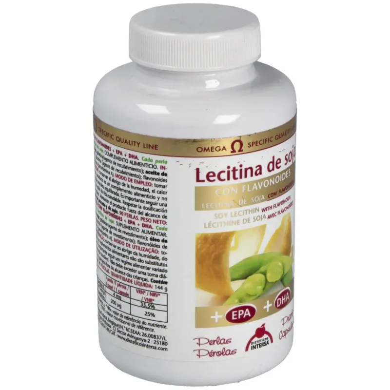 Lecitina de soja con flavonoides 1200mg.90perlas | Farmacia Barata Lecitina de soja con flavonoides 1200mg.90perlas | Farmacia Barata