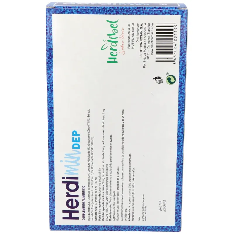 Herdibel herdimin 30 ampollas | Farmacia Barata