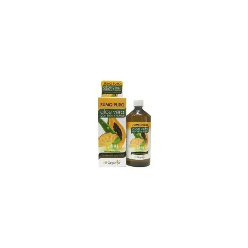 Hforganics zumo puro aloe vera con piña papaya 1l | Farmacia Barata