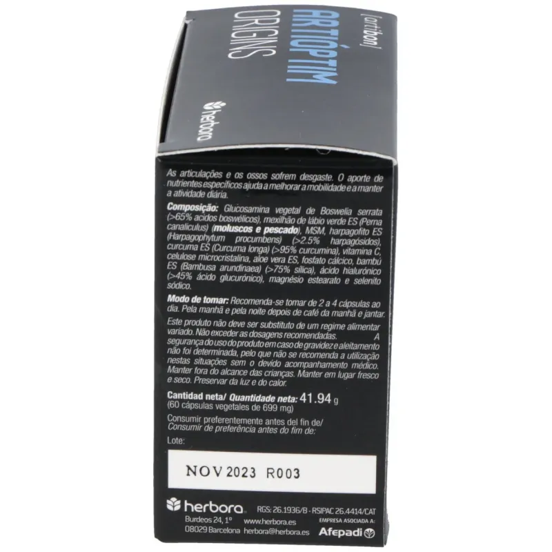 Artisix artioptim origins 60vcaps | Farmacia Barata