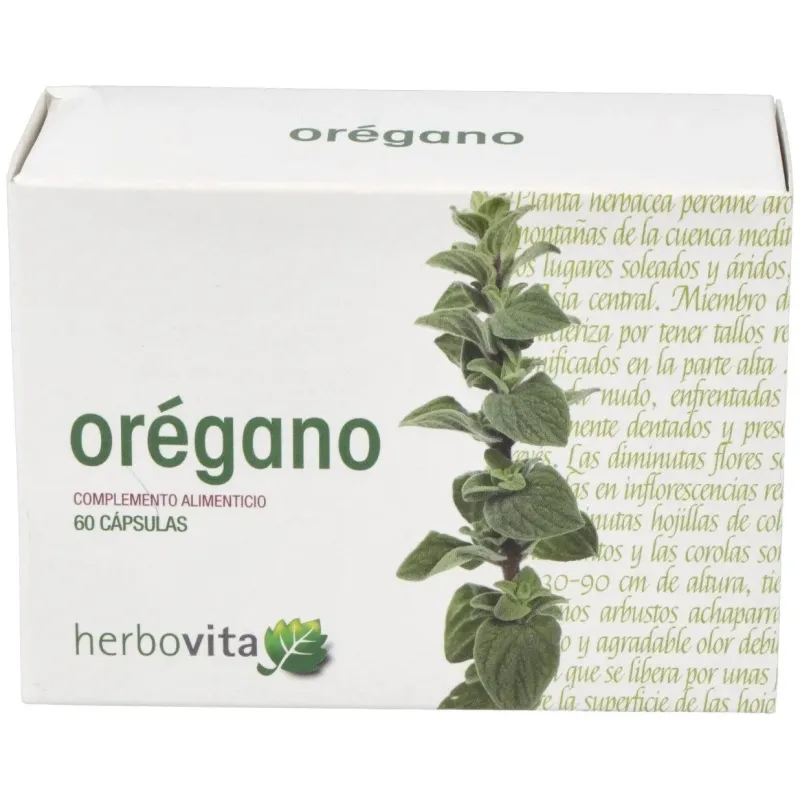 Herbovita orégano 60caps | Farmacia Barata