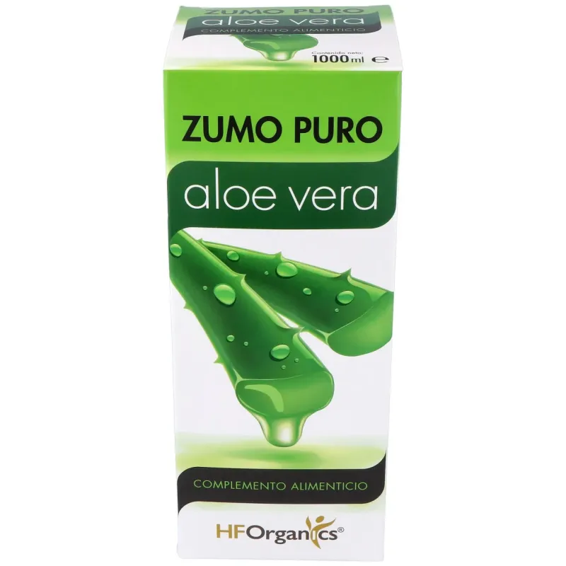 Hforganics zumo puro aloe vera 1l | Farmacia Barata