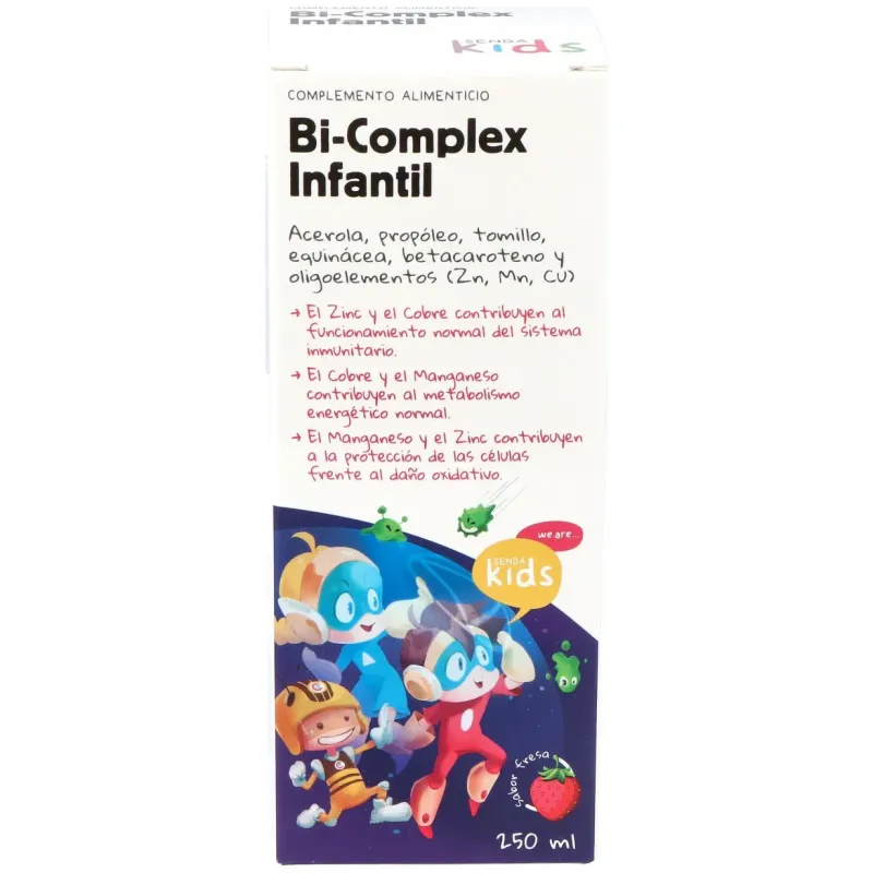 Senda kids bicomplex infantil 250ml | Farmacia Barata