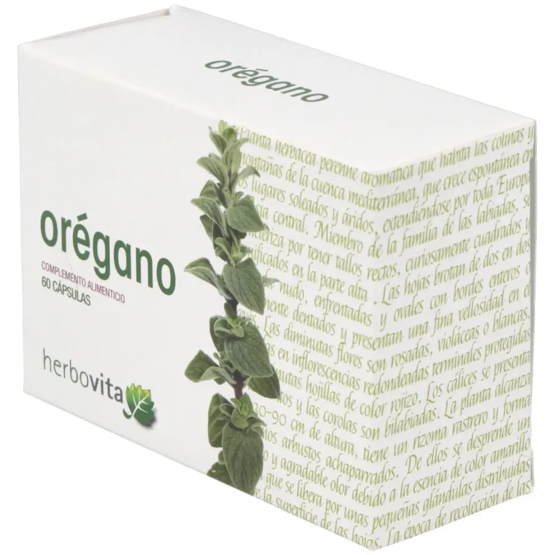Herbovita orégano 60caps | Farmacia Barata