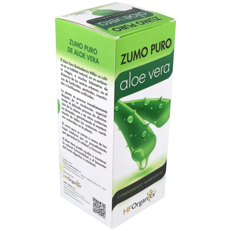 Hforganics zumo puro aloe vera 1l | Farmacia Barata