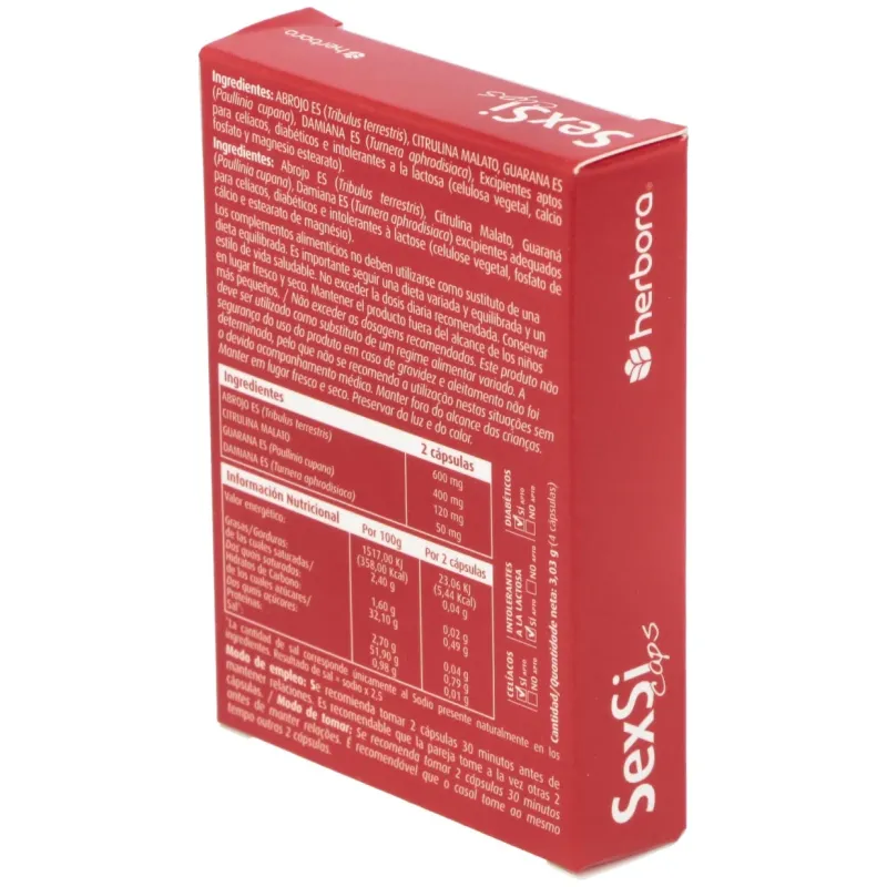 Herbora sexsi 4caps | Farmacia Barata