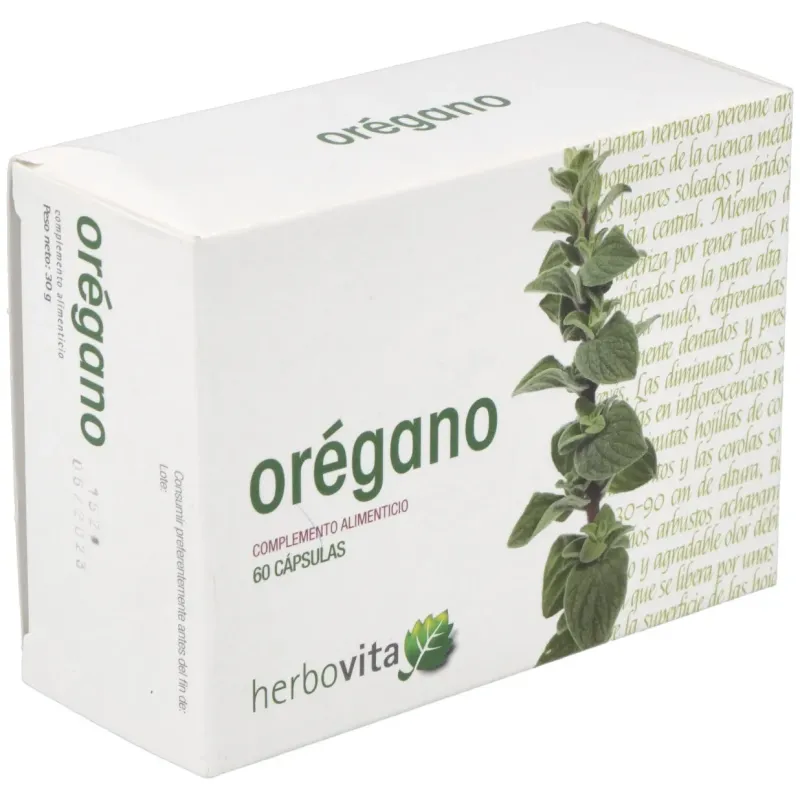 Herbovita orégano 60caps | Farmacia Barata
