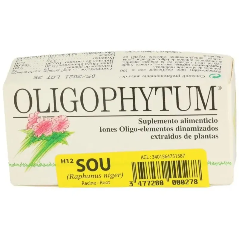 Oligophytum h12 sou (azufre) 100gra | Farmacia Barata
