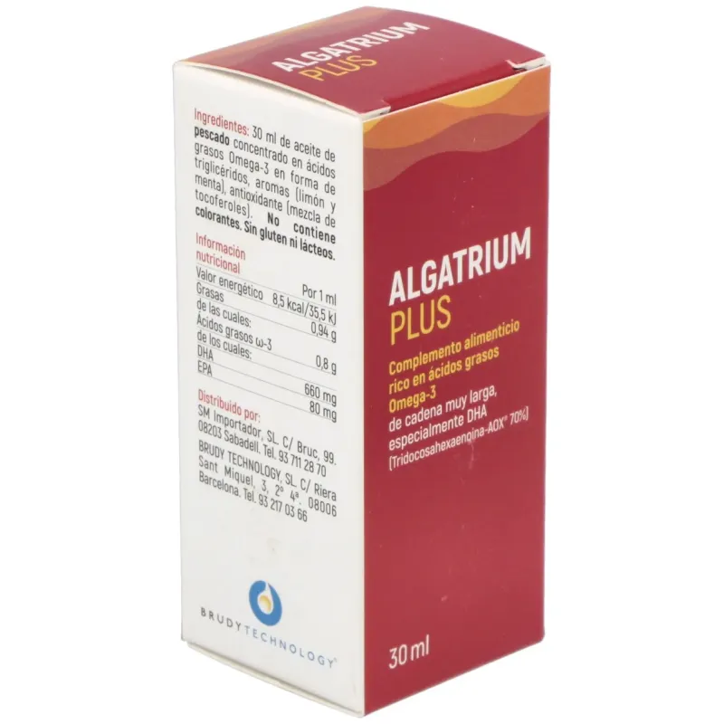 Algatrium plus liquido (dha 70%) 30ml. | Farmacia Barata Algatrium plus liquido (dha 70%) 30ml. | Farmacia Barata