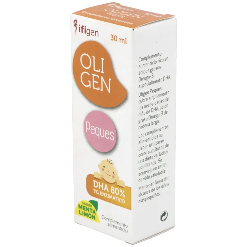 Oligen peques dha 80% tg enzimatico 30ml. | Farmacia Barata
