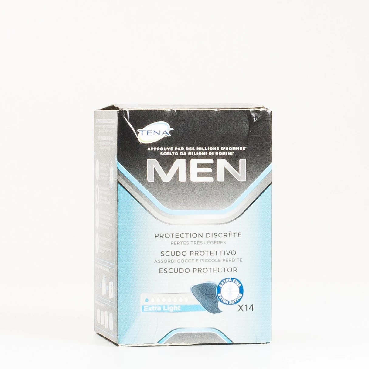 Tena Men Escudo Protector Extra Light, 14 Uds.