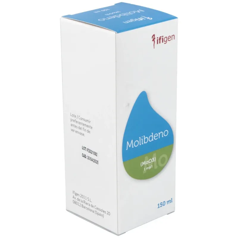 Molibdeno (mo) oligoelementos 150ml. | Farmacia Barata