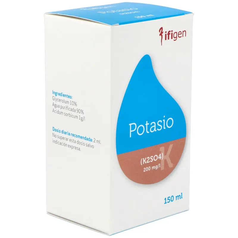 Potasio (k) oligoelementos 150ml. | Farmacia Barata