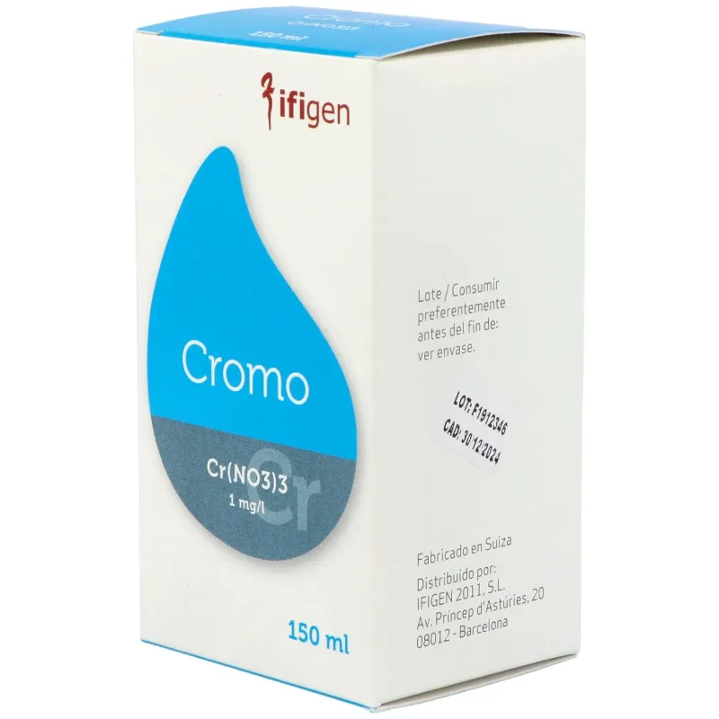 Cromo (cr) oligoelementos 150ml. | Farmacia Barata