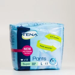 Tena Pants Super Talla L, 12 Uds.