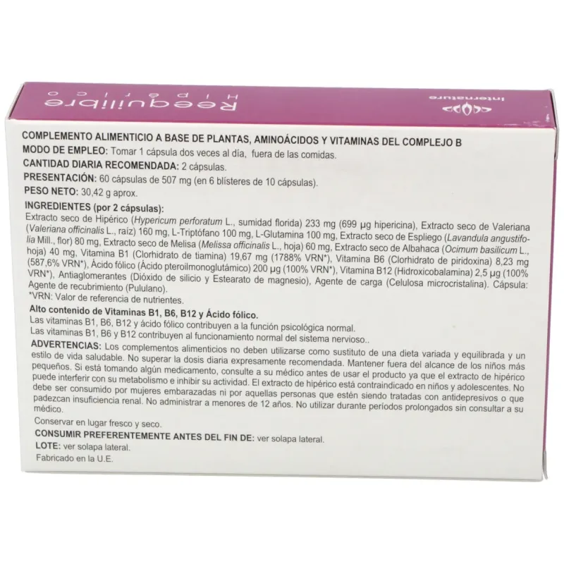 Internature reequilibre 60cap | Farmacia Barata Internature reequilibre 60cap | Farmacia Barata