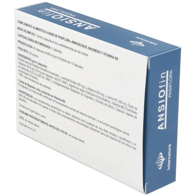 Internature ansiofin 60 cáp | Farmacia Barata