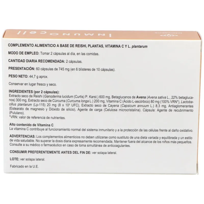 Internature inmunocell 60cap | Farmacia Barata
