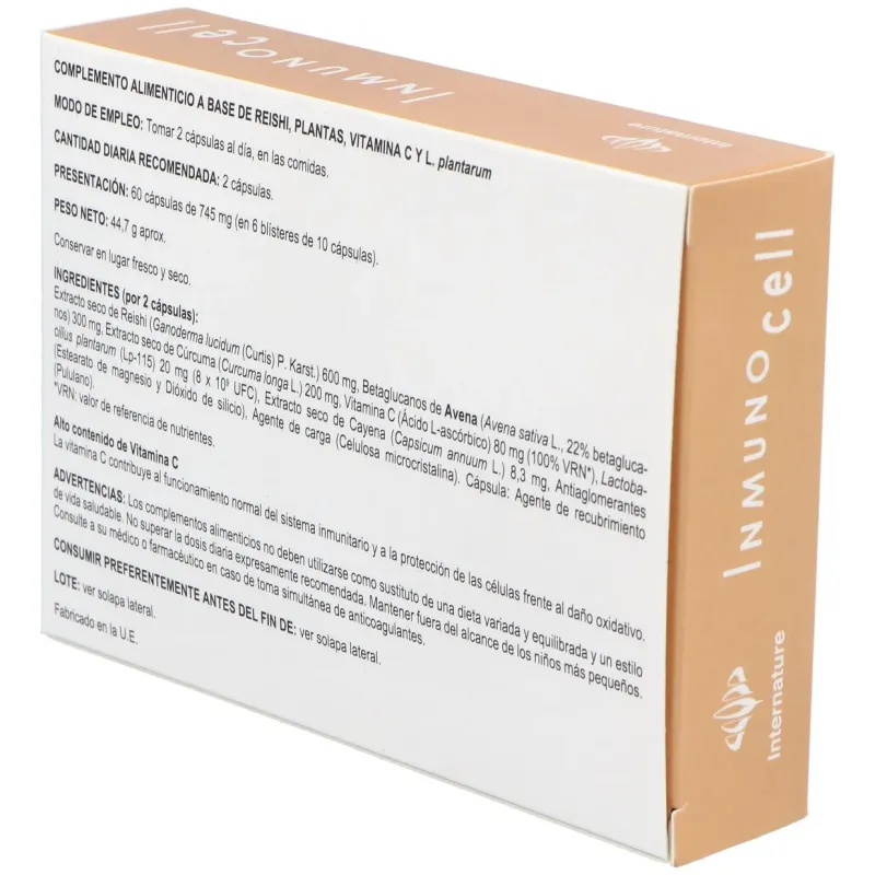 Internature inmunocell 60cap | Farmacia Barata