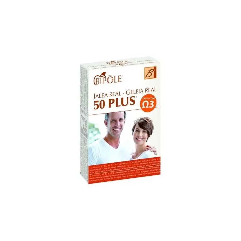Bipole 50 plus (jalea 3a edad) 20amp. | Farmacia Barata Bipole 50 plus (jalea 3a edad) 20amp. | Farmacia Barata